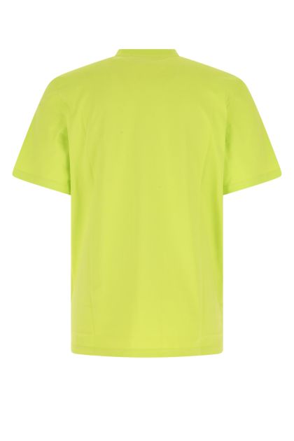 Acid green cotton t-shirt