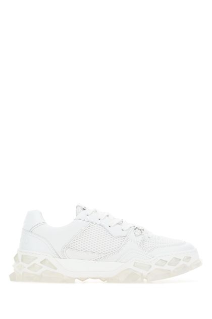 White leather Diamond X sneakers