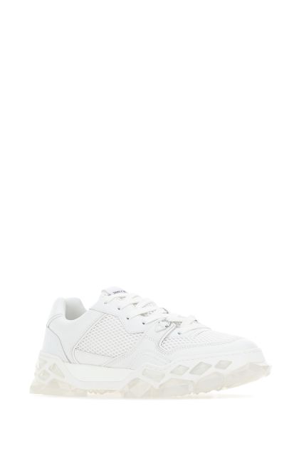 White leather Diamond X sneakers