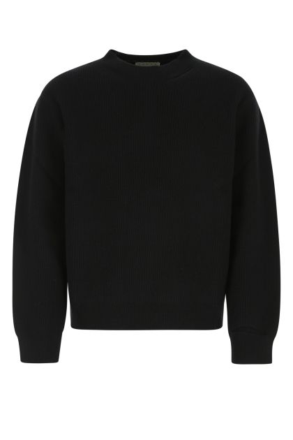 Black wool sweater 
