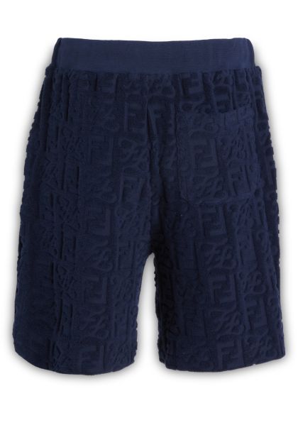 Bermuda pants in blue cotton