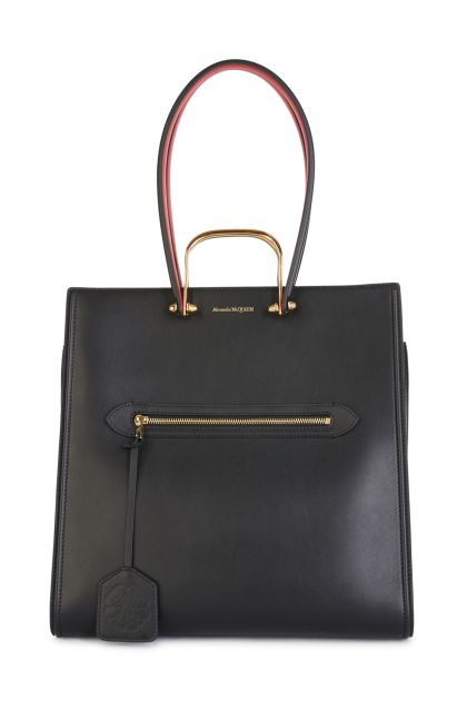 The Tall Story handbag in black leather