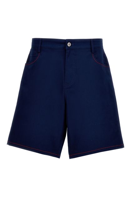 High-waist shorts with side pockets