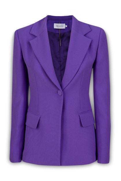 Violet slim blazer