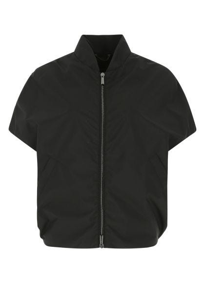 Black polyester Dalia oversize jacket