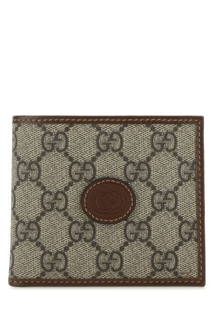 GG Supreme fabric wallet 