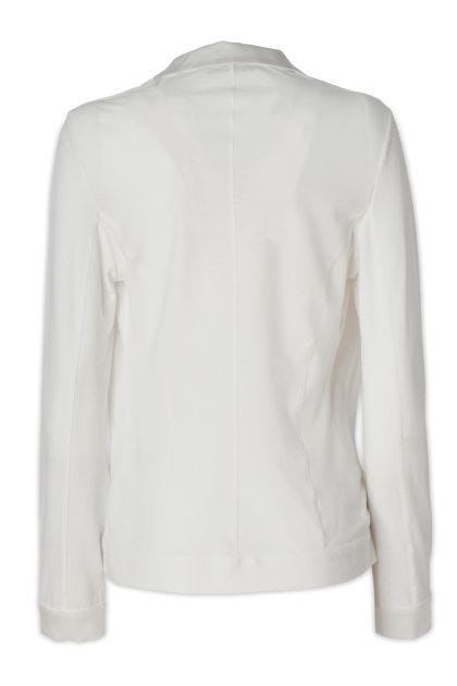 Jacket in pure white cotton