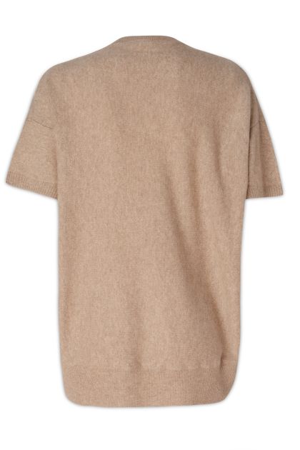 Camel cashmere blend sweater