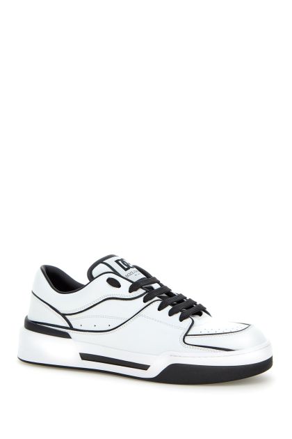 New Roma low-top sneakers in black leather