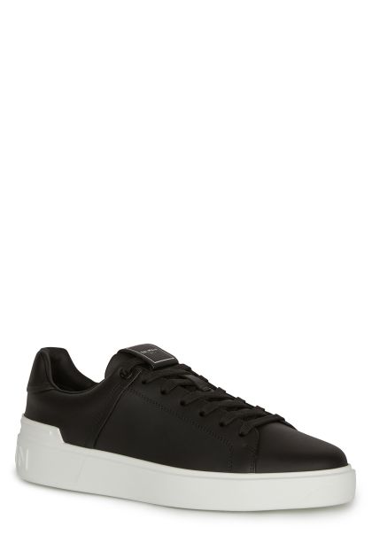 B-Court sneakers in smooth black leather