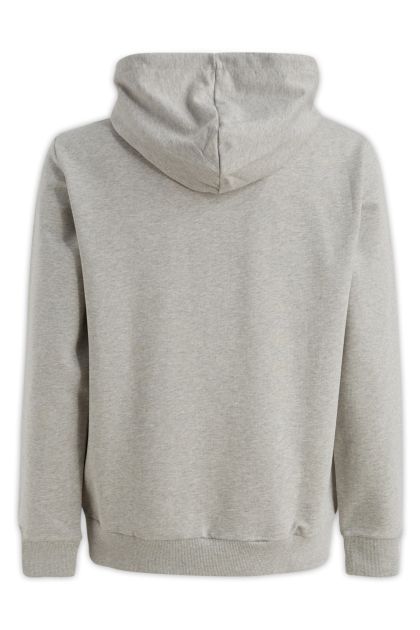 Melange grey cotton sweatshirt
