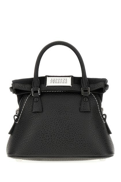 Black leather micro 5AC Classique handbag