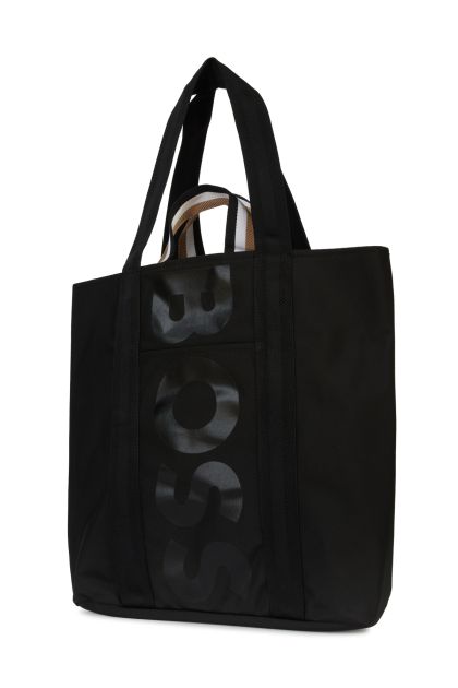 Tote bag in black canvas