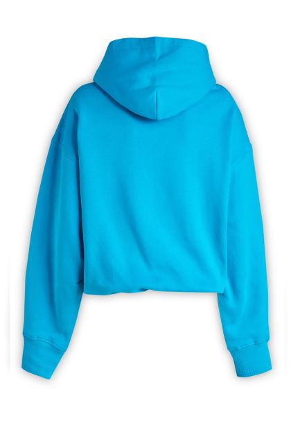 Sweatshirt in sky blue cotton