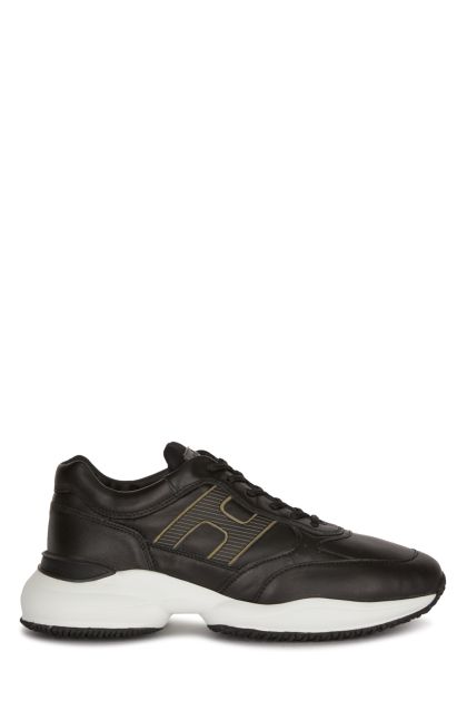 Hogan Interaction sneakers in black leather