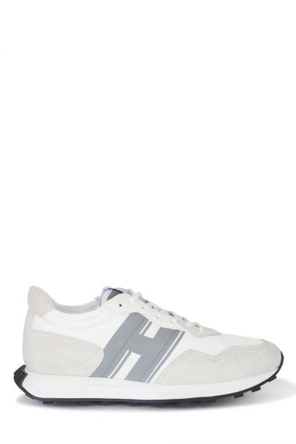 H601 sneakers in white and gray leather