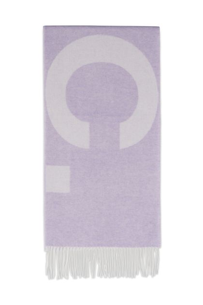 Malo scarf in lilac wool blend