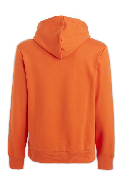 Sweatshirt in orange cotton