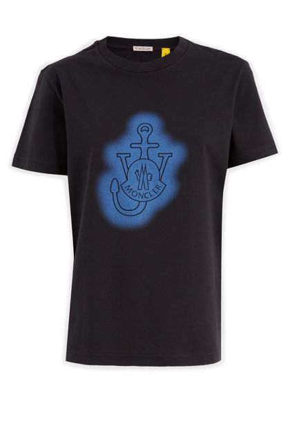 Navy blue cotton t-shirt