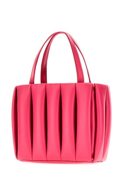 Handbag in bougainvillea-coloured vegan leather