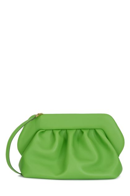 Clutch bag in green vegan bios