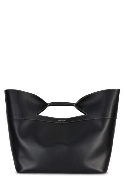 The Bow handbag in black leather