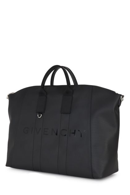 Medium Antigona Sport handbag in black coated canvas