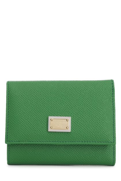 Bright Green Leather Wallet