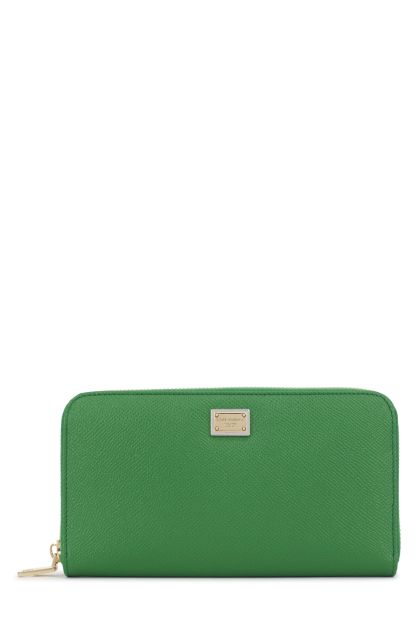 Bright Green Leather Wallet