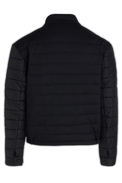 Padded jacket in black nylon