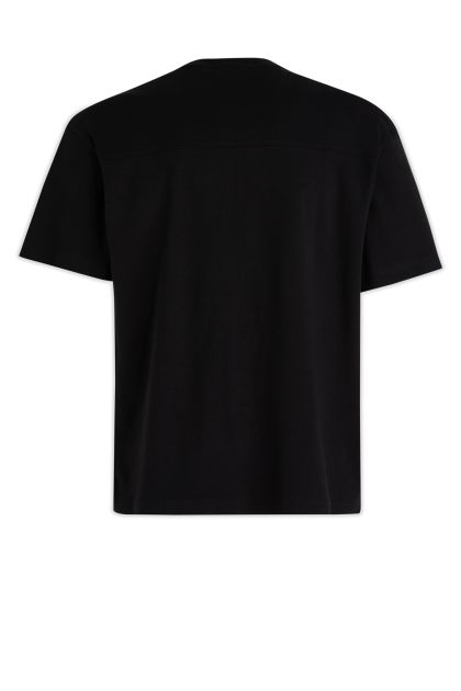 T-shirt in black cotton jersey