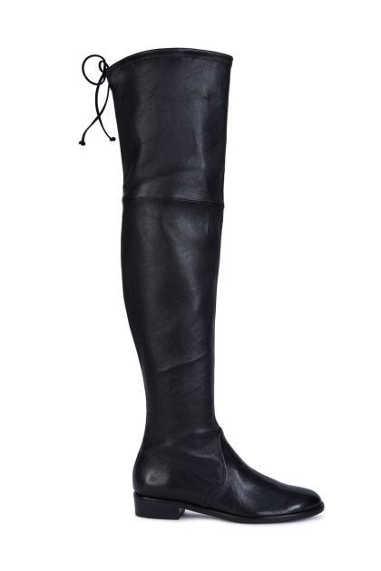 Lowland boots in black leather 