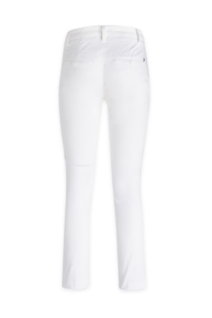 Trousers in white cotton