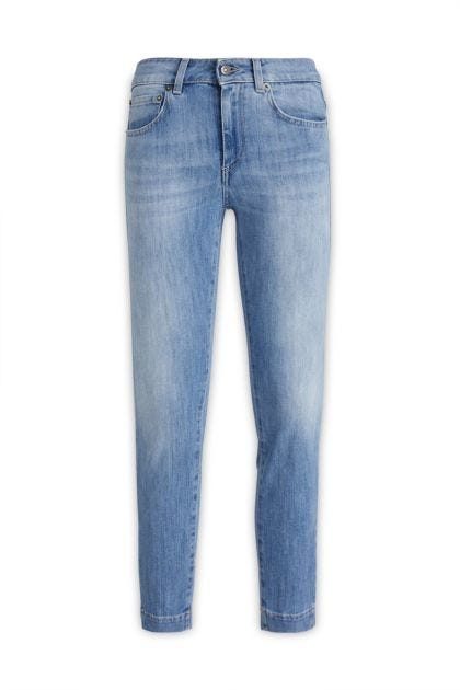 Skinny jeans in blue stretch denim