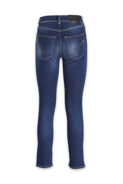 Jeans in blue cotton blend
