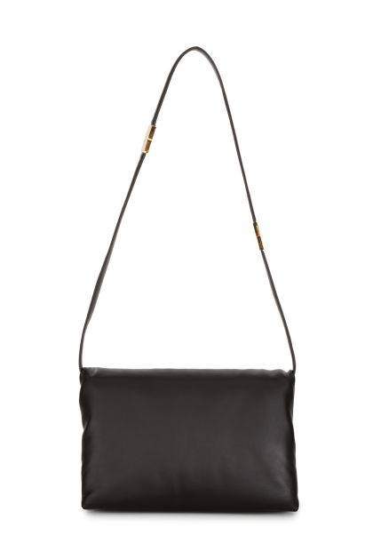 Large Black Leather Prisma Bag