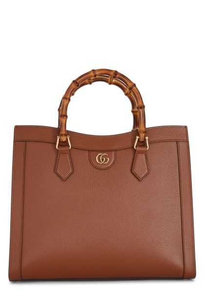 Gucci Diana shopping bag in tan leather