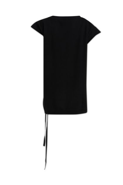 Oversized t-shirt in black cotton