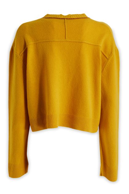 Mustard wool pullover