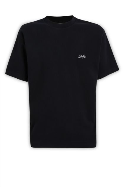 T-shirt in black cotton