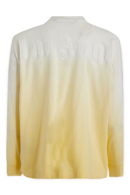 Yellow and White Cotton T-Shirt