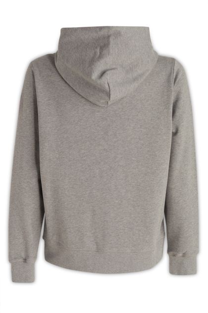Sweatshirt in melange grey cotton