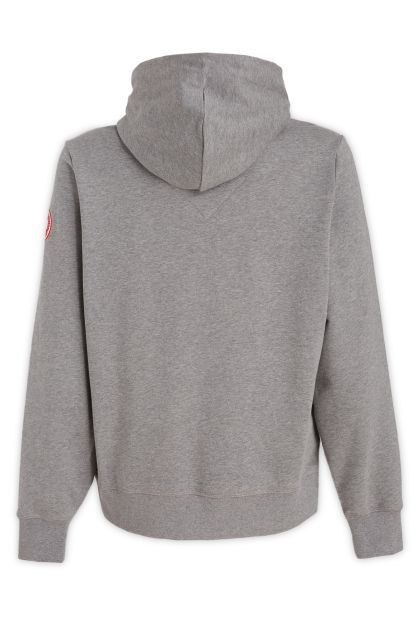Sweatshirt in grey melange cotton