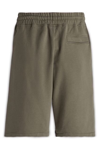 Bermuda shorts in green cotton