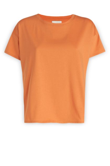 Basiluzzo orange cotton t-shirt