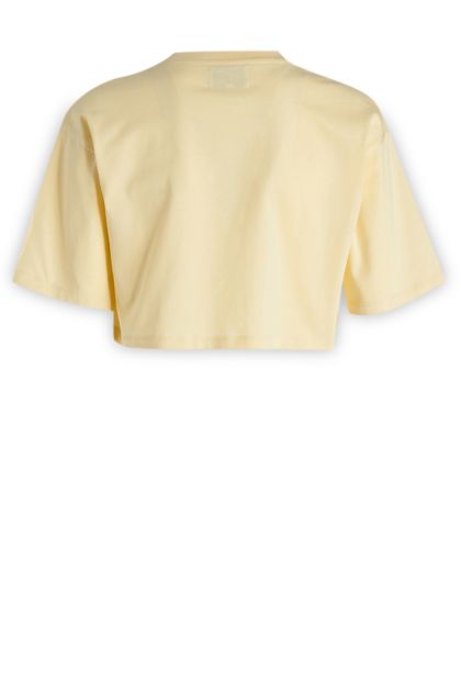 Gupo Pale Yellow Cotton T-Shirt