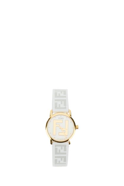 Printed leather watch