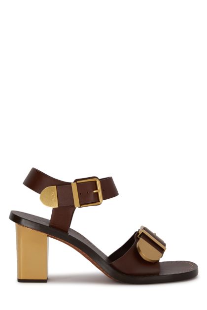 Rebecca sandals in brown leather