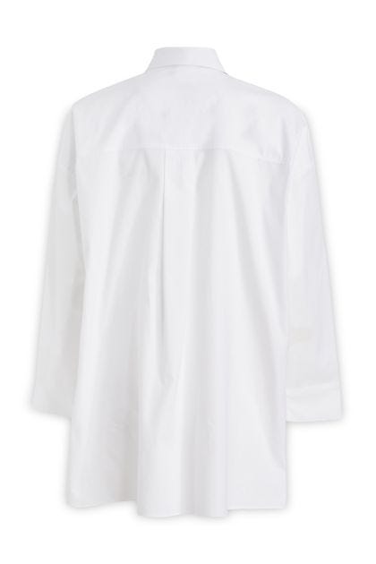 Shirt in white cotton Oxford