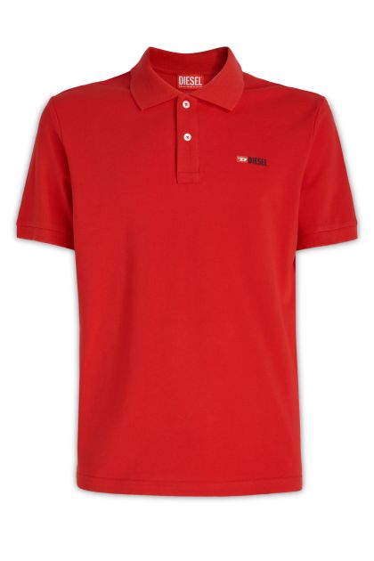 T-Smith-Div polo shirt in red cotton